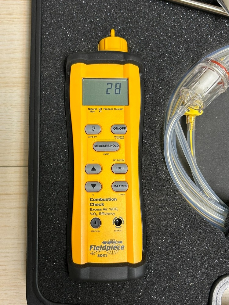 Fieldpiece SOX3, Combustion Check Meter