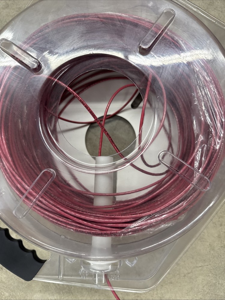 THHN #12 Red Approx 315' Copper Stranded PullPro White Encore Easy PULL Reel