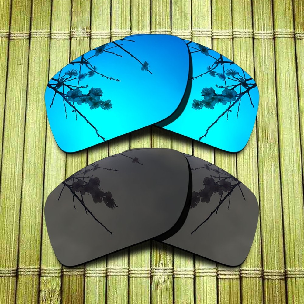 Black&Blue Replacement Lens for-Oakley Valve Polarized