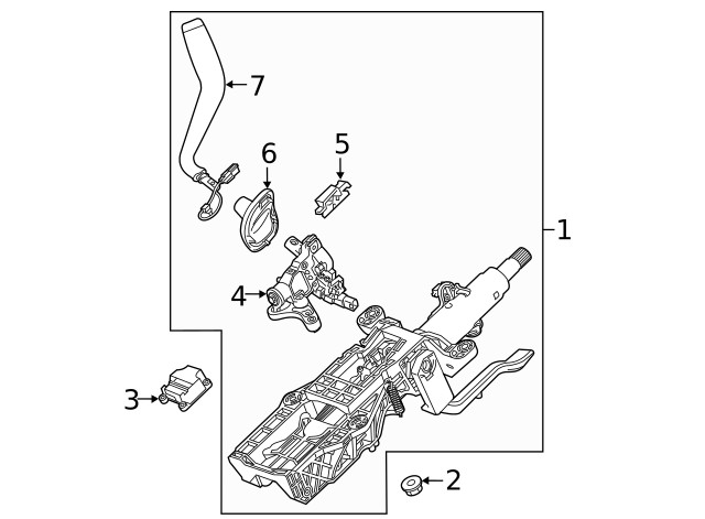Genuine GM Automatic Transmission Control Lever Boot 84460775
