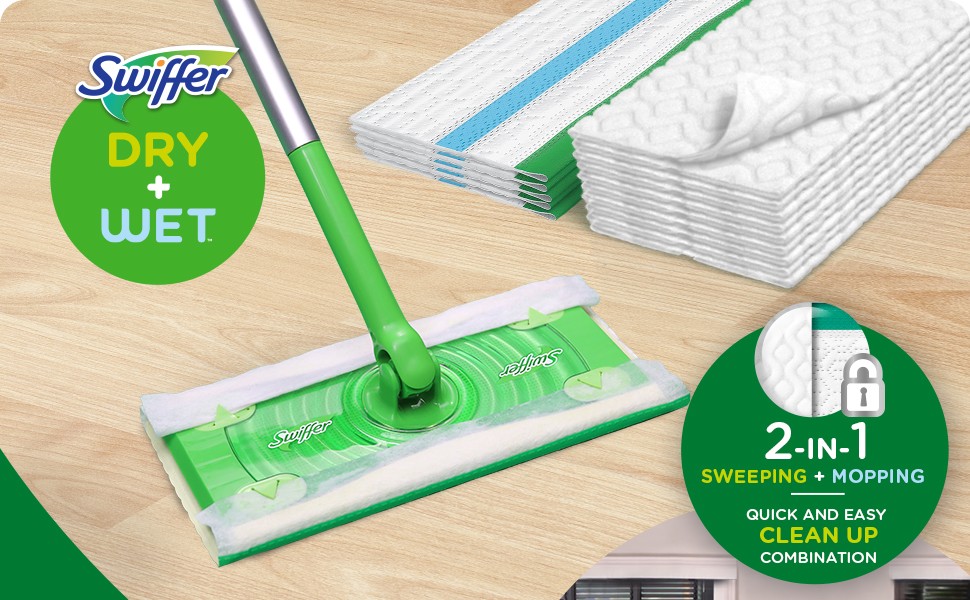 Sweeper Wet Cloth Refill, White