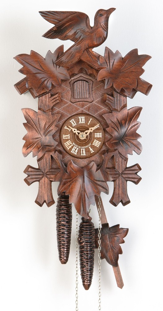 Cuckoo Clock Five Leaves, Bird KA 1606 NEW