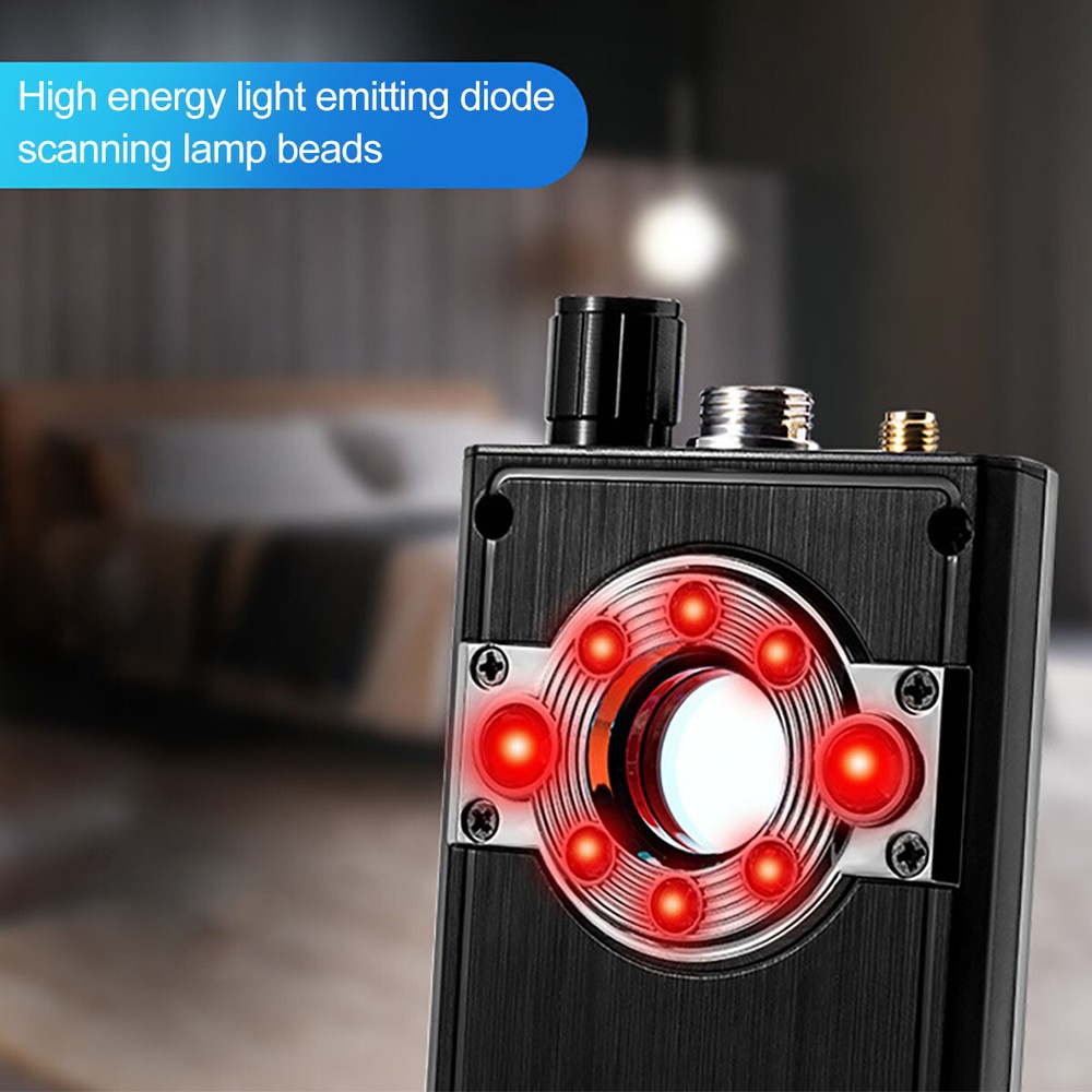 Anti-Spy Camera Wireless RF Detector GPS Tracker GSM Bug Finder Scanner Device