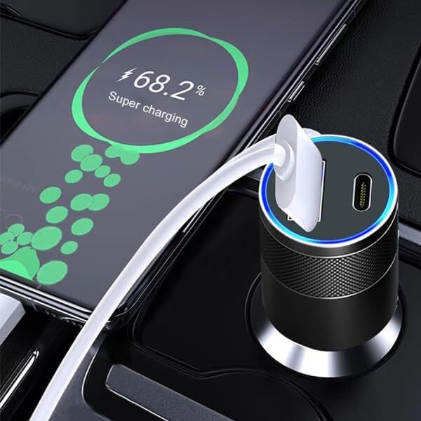 Dual USB PD Type-C Car Charger 30W Fast Adapter For iPhone 14 13 11 Pro Max lot