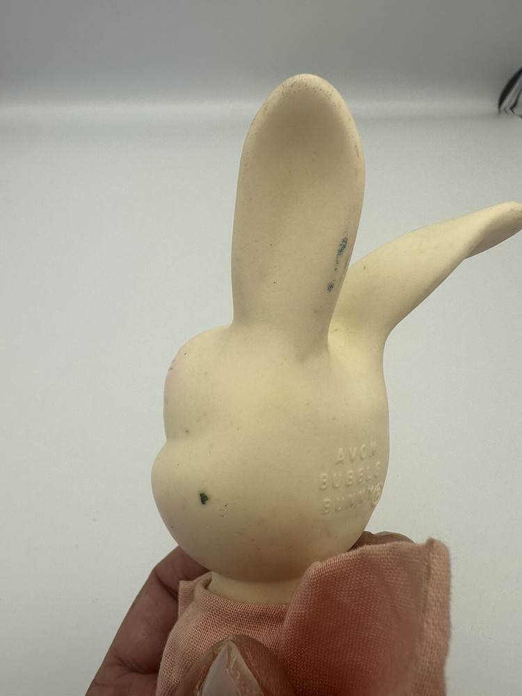 1960s Avon BUBBLE BUNNY Rubber Head Puppet