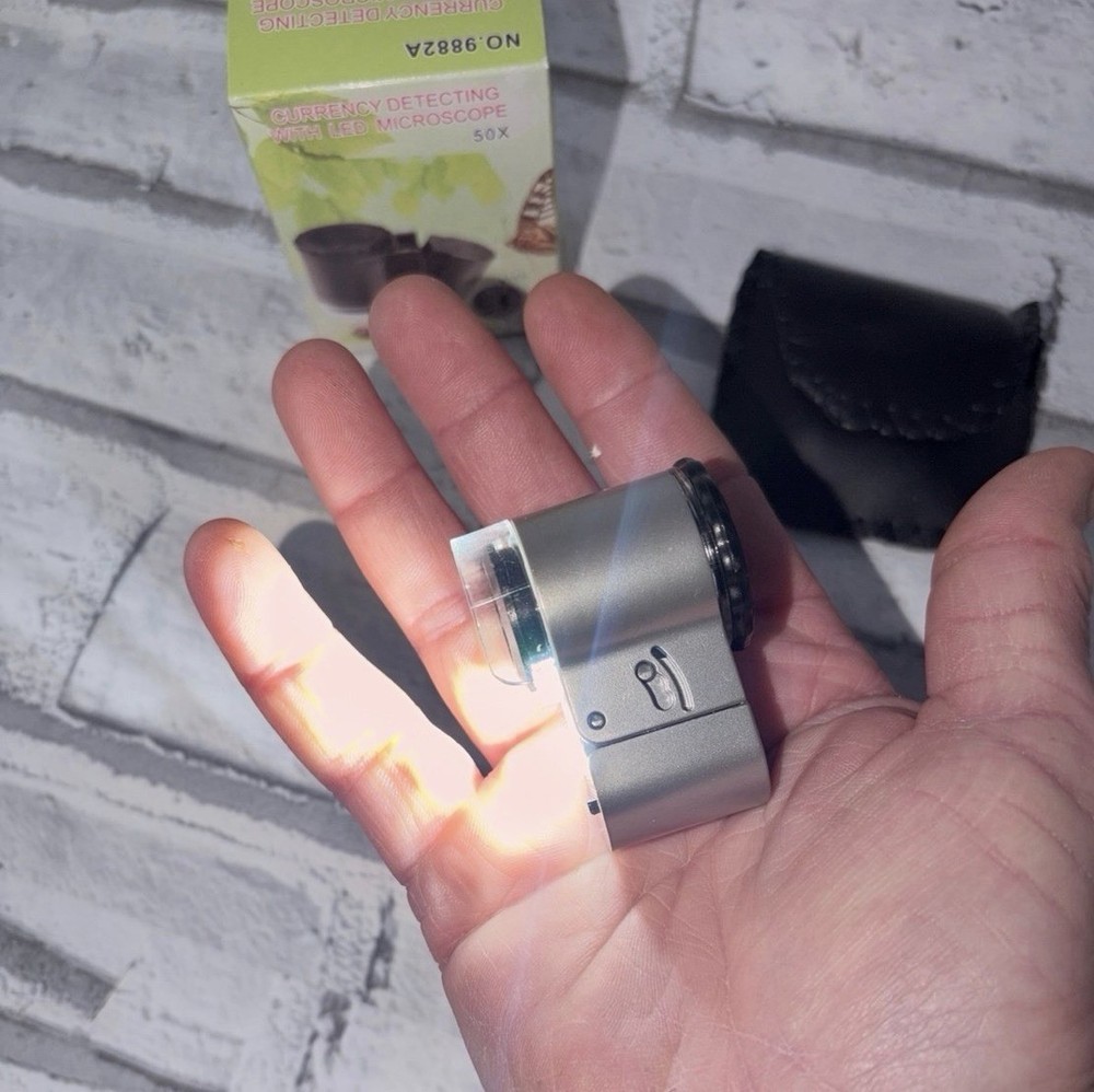 New Currency Detecting Mini Microscope/Jeweler