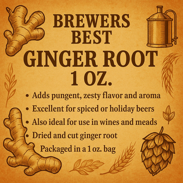 Brewers Best Brewers Best Ginger Root 1 oz.