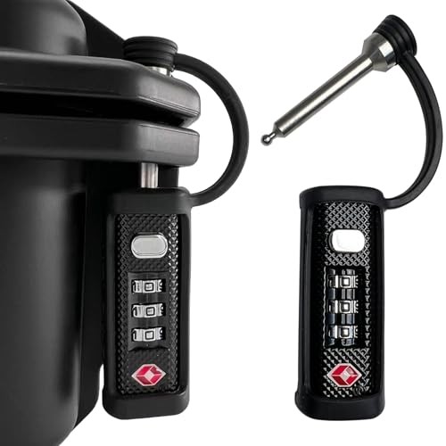 Gun Case Locks 2 Pack, TSA Approved Case Lock for Gun Case, Handgun Case Black