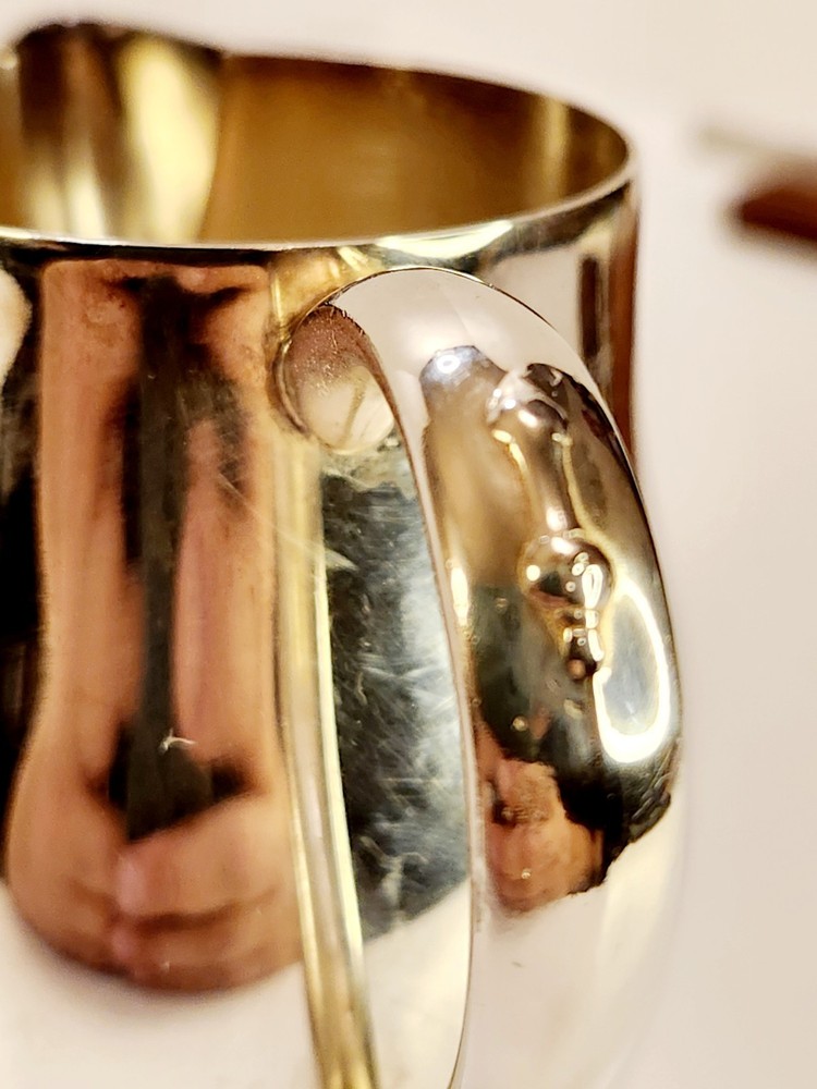 VTG William A. Rogers Silverplated Silver Plated Handled Creamer Pitcher 3.75"