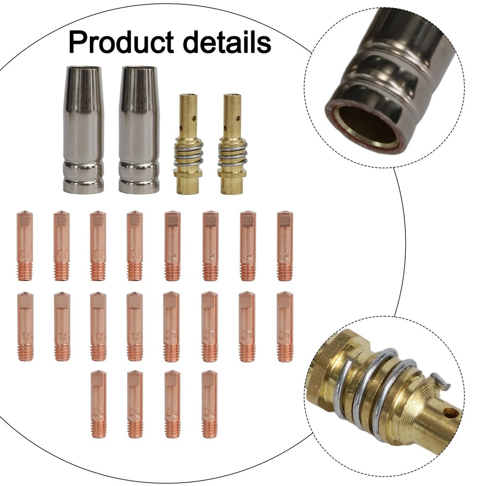 Complete For Welding Accessory Kit 24PCS for Handheld For 15AK Torches