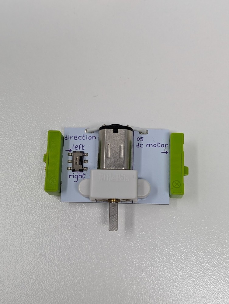 littleBits STEM Kit Component: o5 DC Motor Module, Spare / Replacement