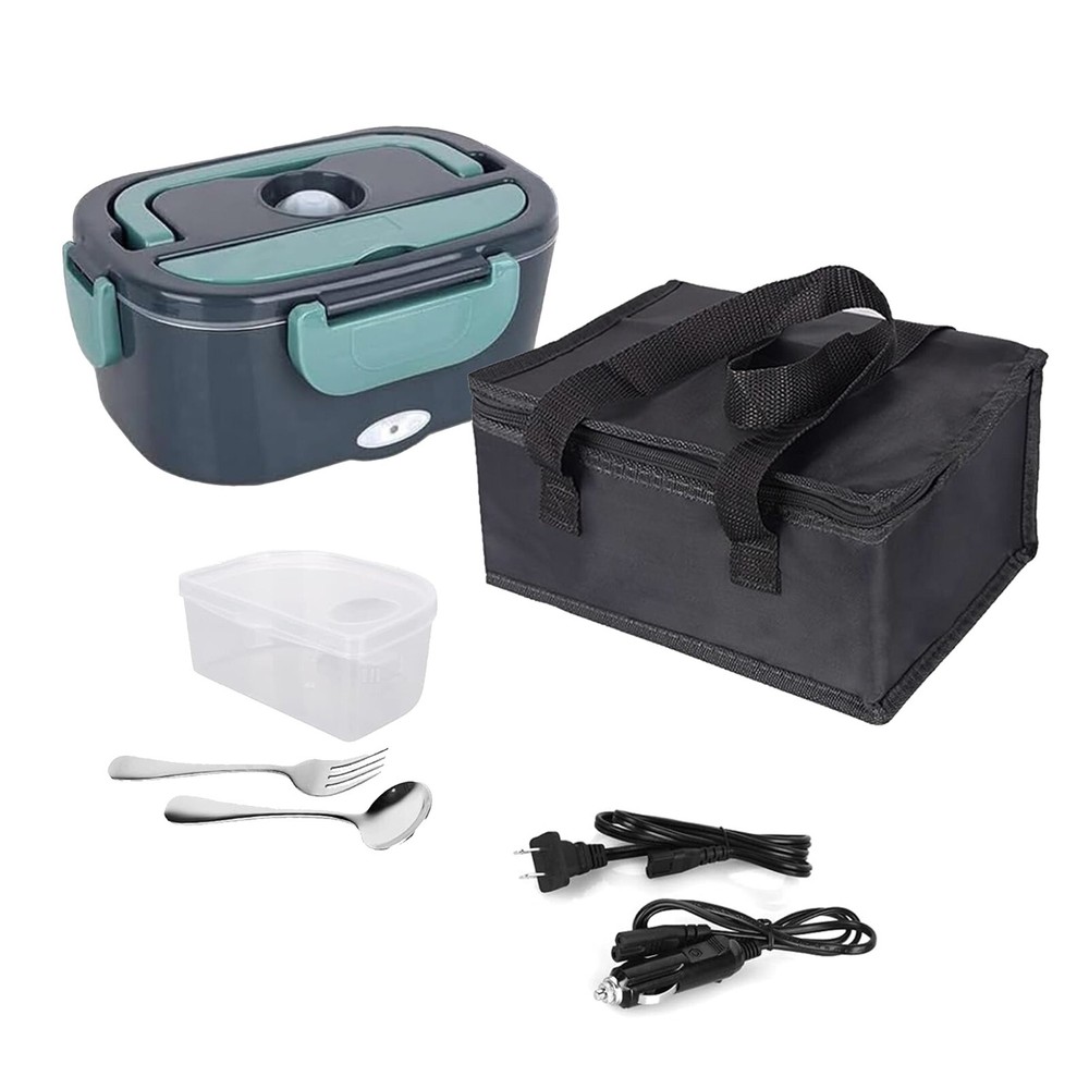 Zummy Electric Dual Function Heating Lunchbox with Leak Proof Seal Ring