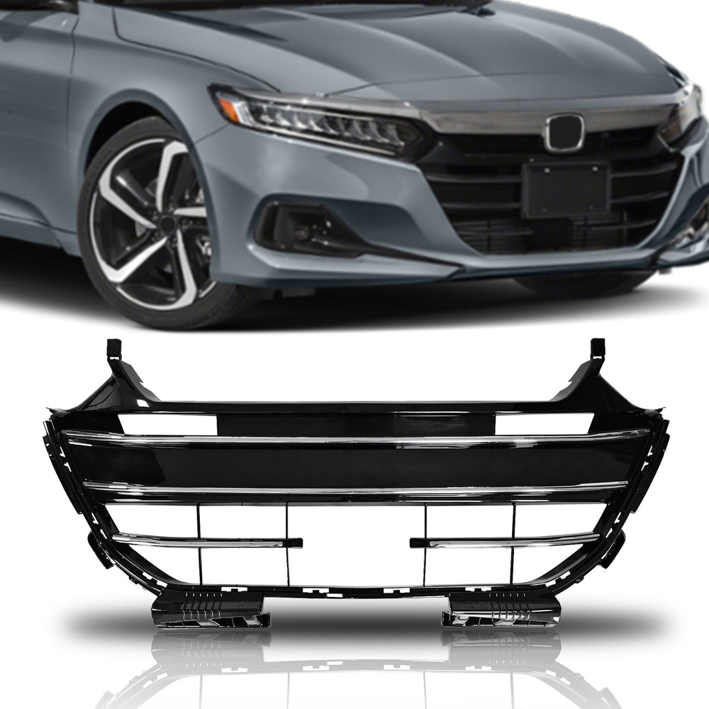 For 2021-2022 Honda Accord Front Bumper Grille Lower
