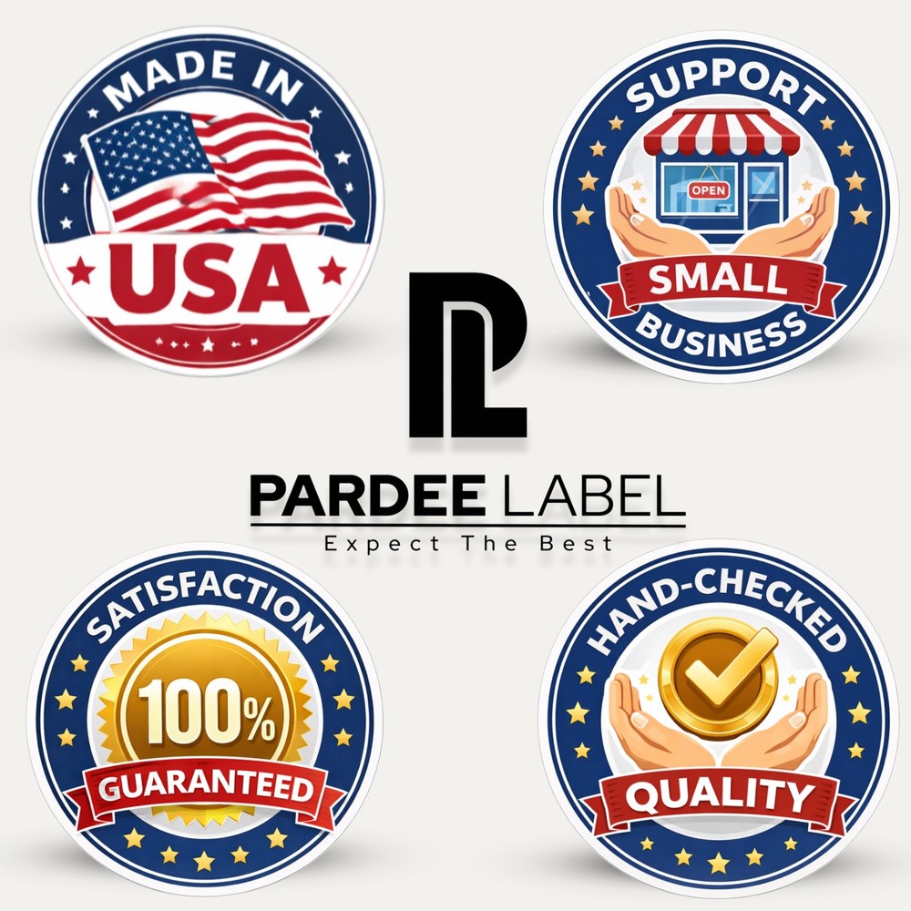 Caution Sharp Objects Stickers 2x4 Neon – 200 Safety Labels Roll