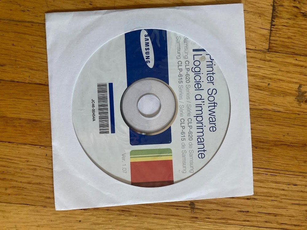 New  Samsung CLP-620 Series Series Setup Installation CD ROM Software CD   Disk