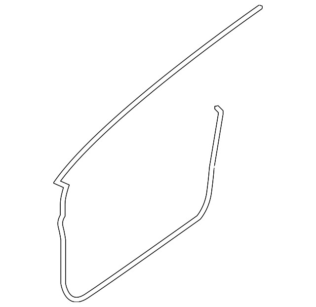 Genuine Nissan 2005-2021 Frontier Right Front Door Weatherstrip 80830-EA00E