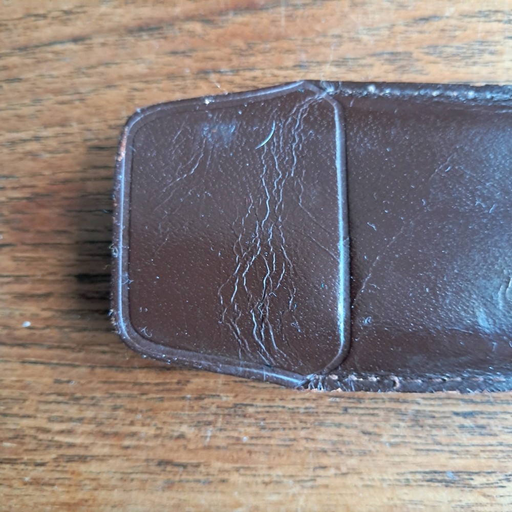Vintage UTO Slide Rule In Leather Case
