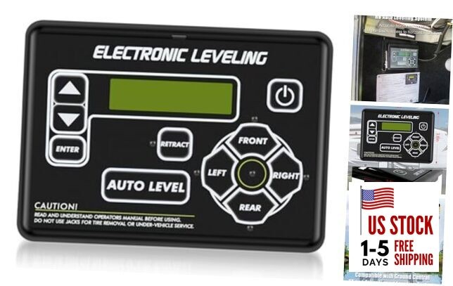 RV Leveling touchpad with Auto-Leveling Button Replace 421484 Fit for Lippert
