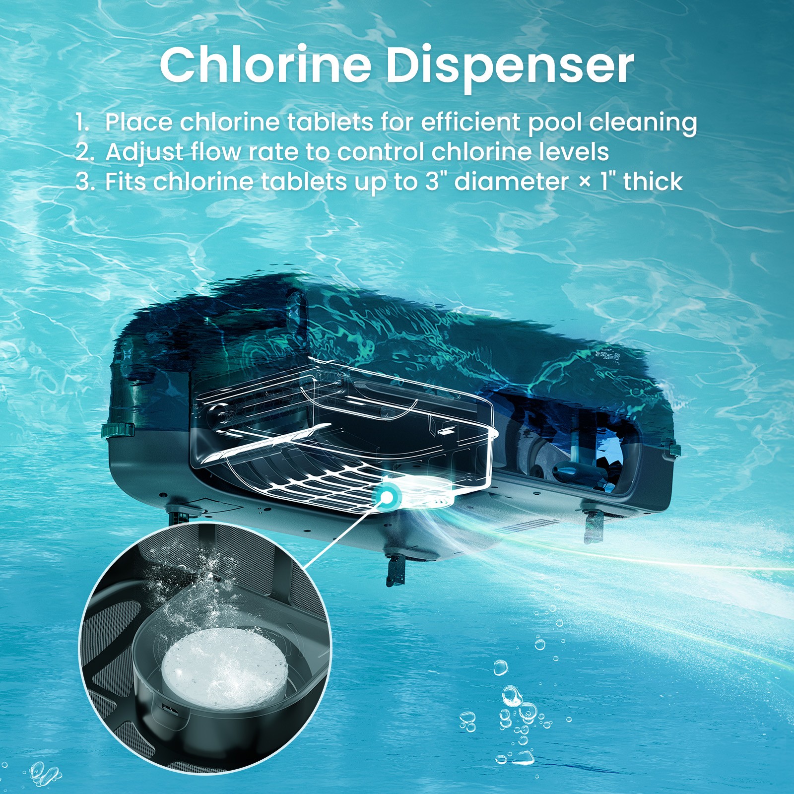 AIPER Eco Surfer S2 Robotic Pool Skimmer Automatic Surface Cleaner Solar Power