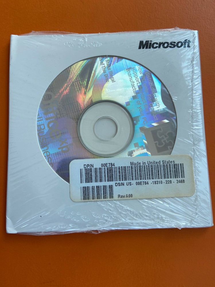 Microsoft Office XP Small Business NOT FOR WINDOWS 10 OR 11 CHECK COMPATIBILITY