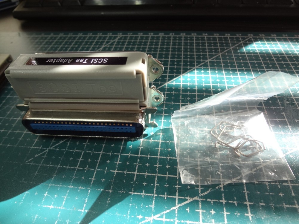 Akai S1000 S3000 Sampler Centronics SCSI Tee Adapter - double adapter - New