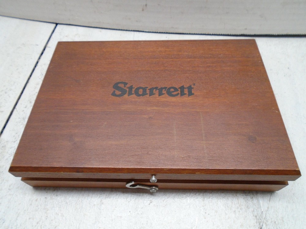 STARRETT 995-E PLANER GAGE IN CASE GRIND LAYOUT