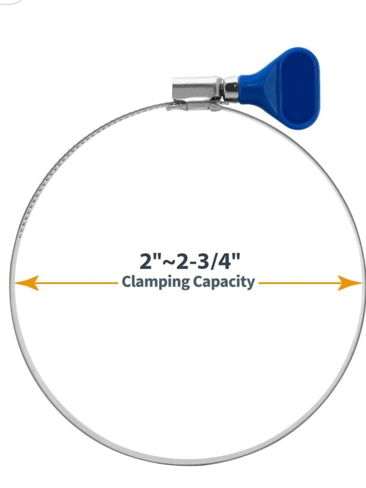 Key Hose clamps 2-1/2”