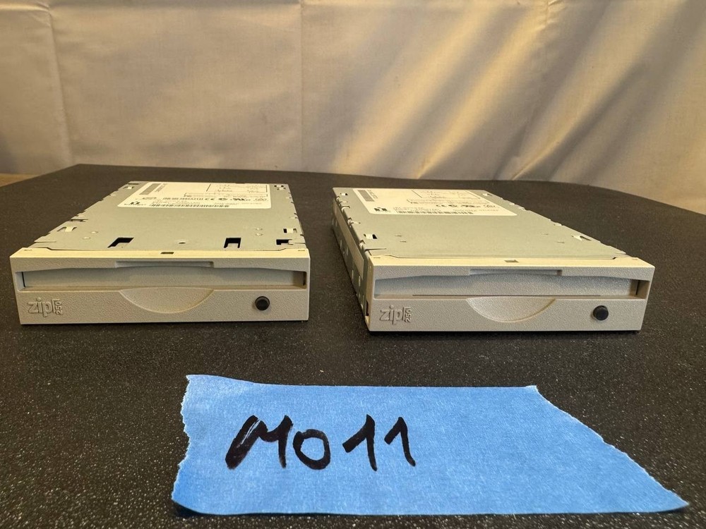 Vintage Iomega ZIP 250MB ATAPI Internal IDE Drives (x2) – Untested