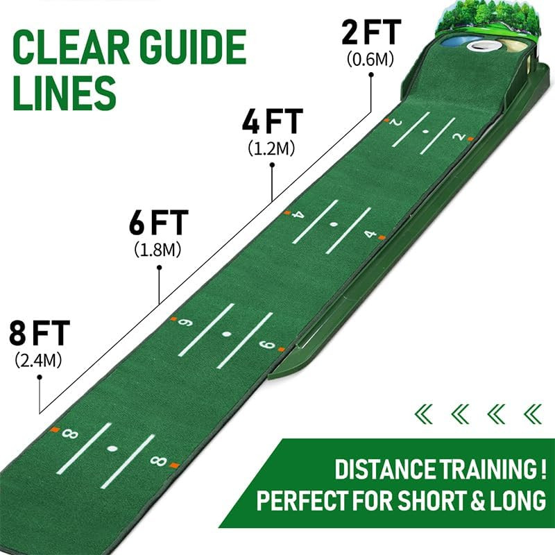 Versatile Golf Putting Mat for All Skill Levels - Improve Your Game!