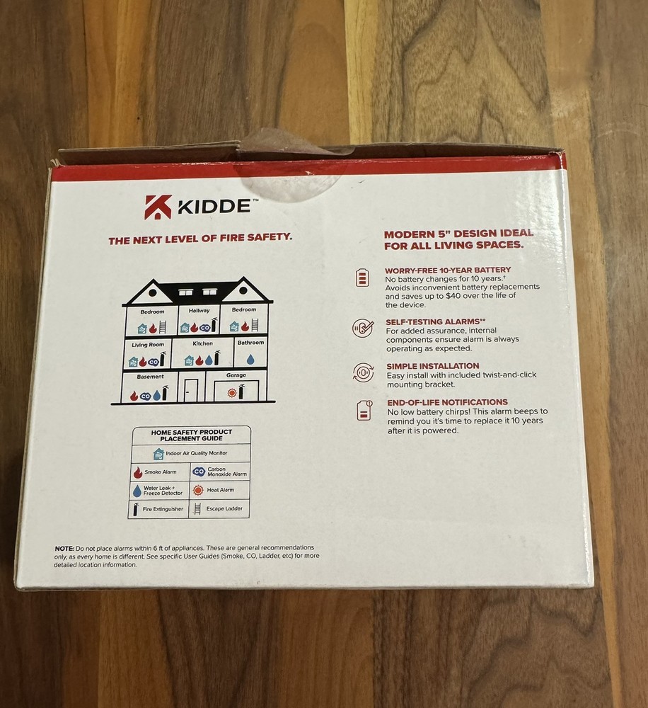 Kidde 3 Pack Smoke Alarm 20SD10 NEW