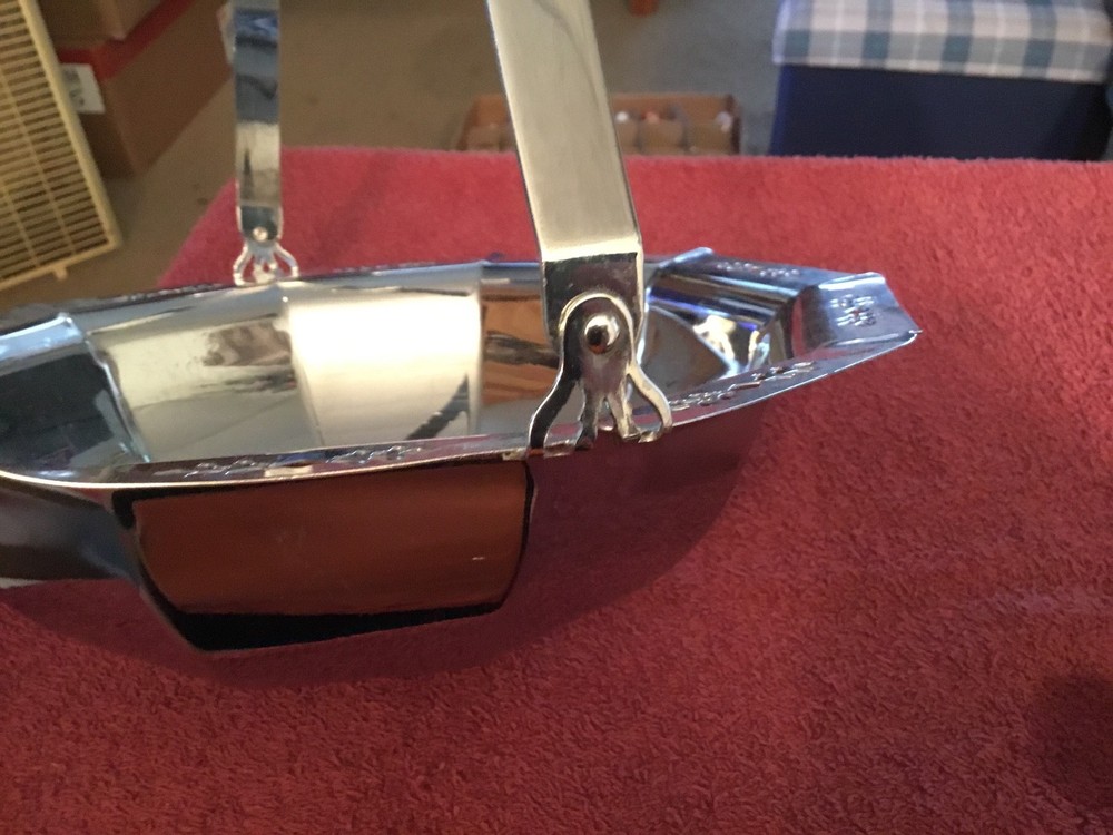 Continentil Silver Co. 10 Sided Metal Basket #3748