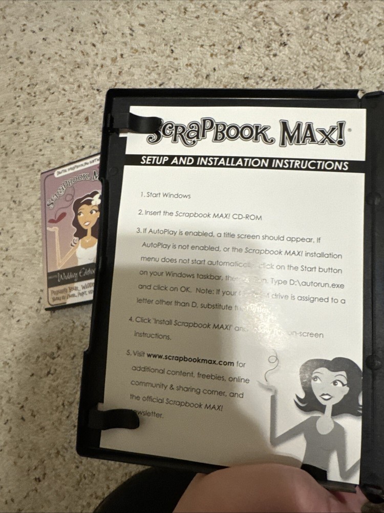 Scrapbook Max Wedding Edition School Edition Computer Program Software