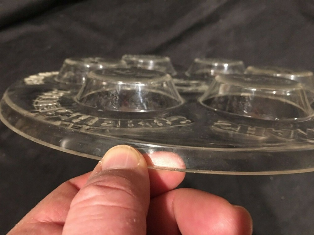 Acrylic Lucite Clear Passover Seder Plate 