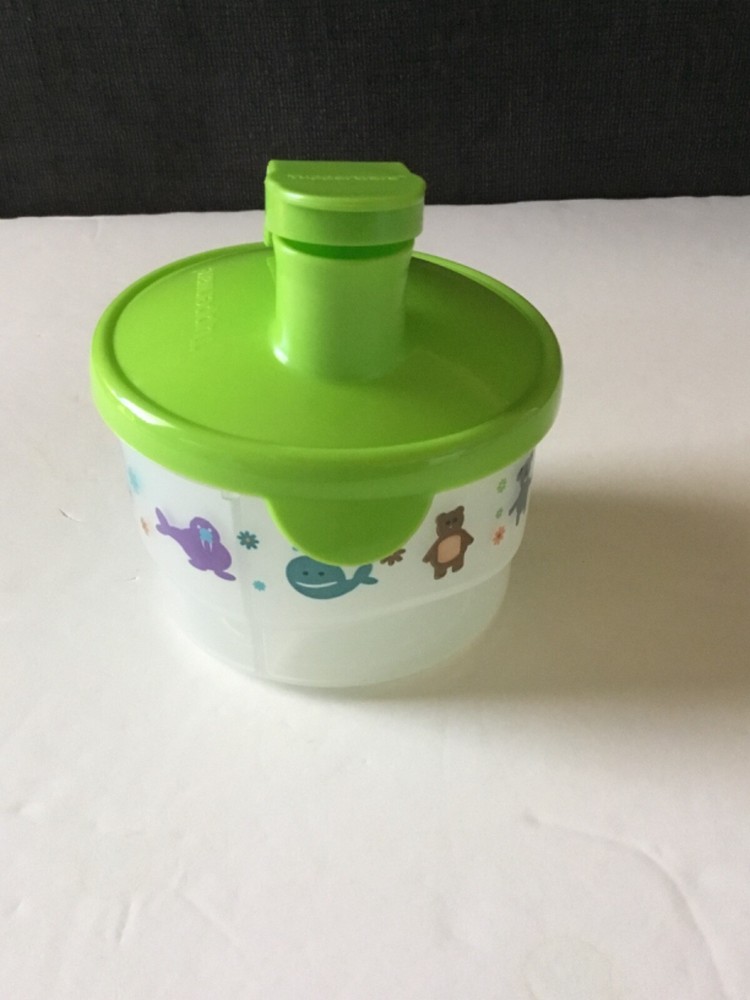 Tupperware Divided Formula /Snack Dispenser Baby Container 3 Compartments NEW