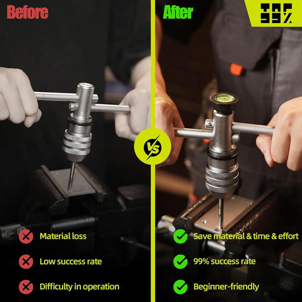 Tap Handle Tool Level, Tap Guide, Small Level Bubble, Magnetic Bubble Level, Mag