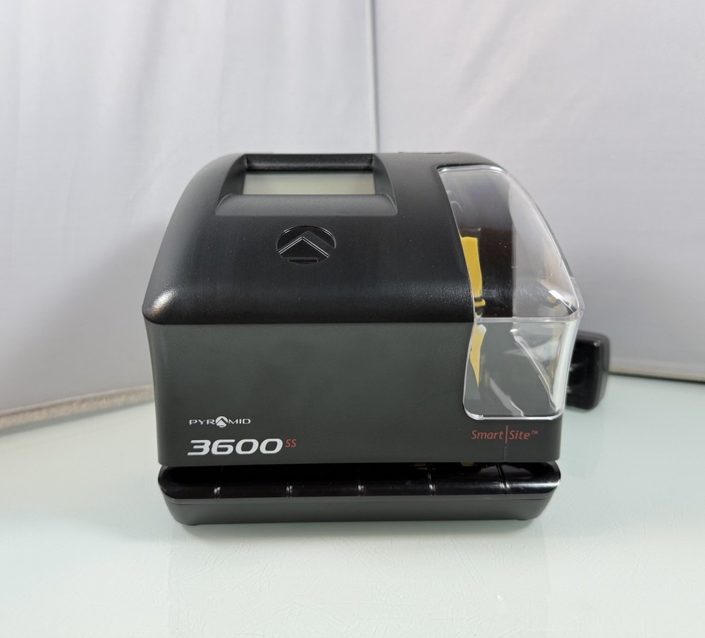 Pyramid 3600SS Time Systems SmartSite Work Time Clock & Document Stamp - NO KEY