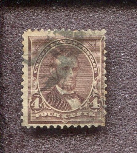Scott No. 280 - 4c Rose Brown
