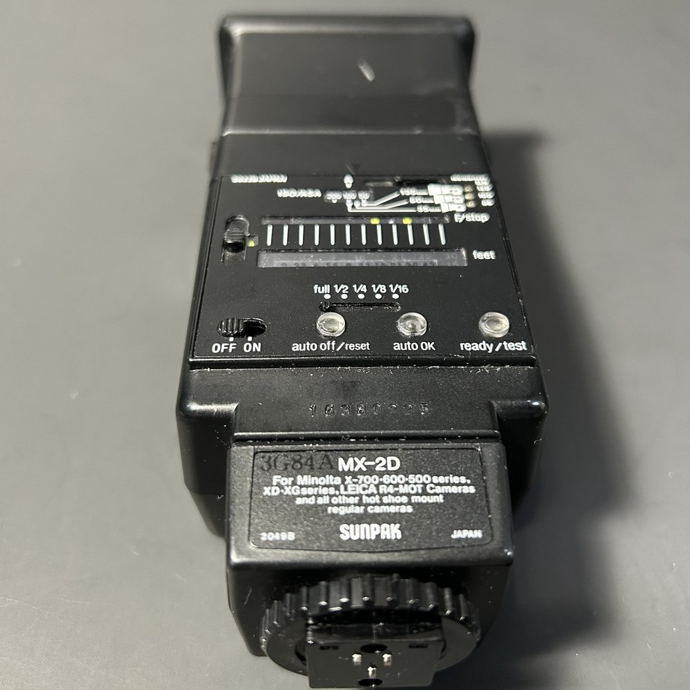 SUNPAK Auto 26DX THYRISTOR Electronic Camera Flash Unit Tested & Working