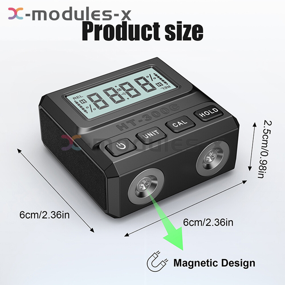 Magnetic Digital Protractor Angle Finder Bevel Gauge Inclinometer Level Meter