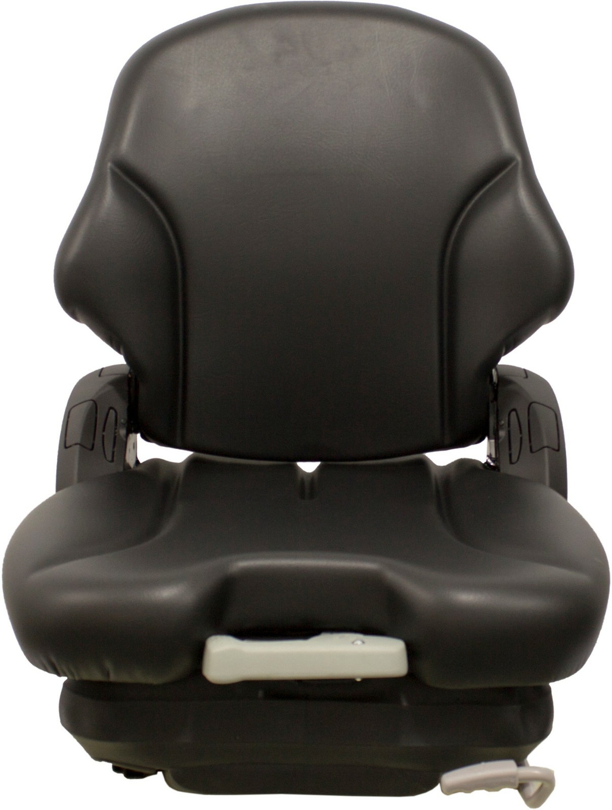 Grammer MSG65 Black Vinyl Seat w/Armrests - Fits Scag Ztr Zero Turn Mowers Etc