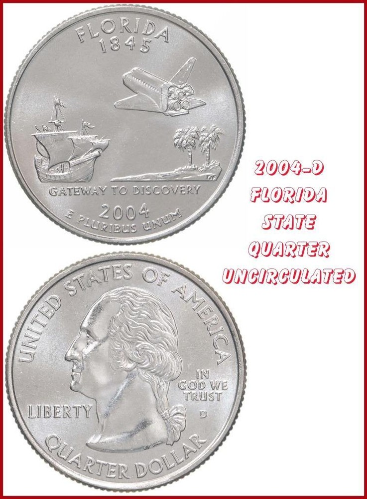 2004-D Florida State Quarter Uncirculated