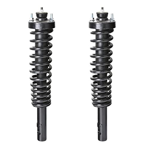 Left Right Complete Struts Shock Absorber Compatible with Civic Front Black
