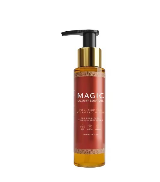 Besque Magic Luxury Body Oil 3.4 oz Firms Tighten & Hydrate Loose Skin Pump
