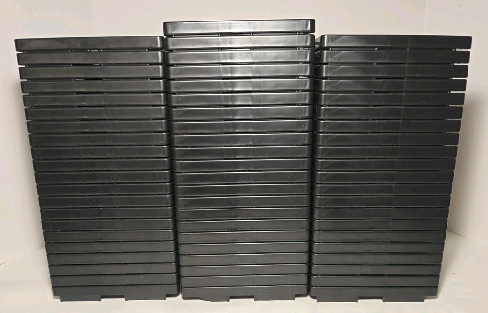 VTG 90's modular CD Storage slots 64pc Rack Tower Pop Out, Detachable, Stackable