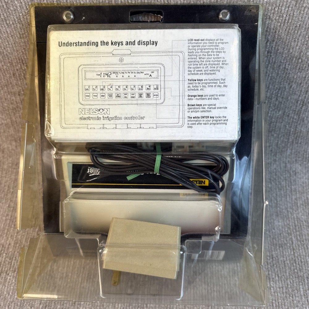 NOS Nelson Commercial Grade 6-Zone Program Irrigation Sprinkler Controller 5086