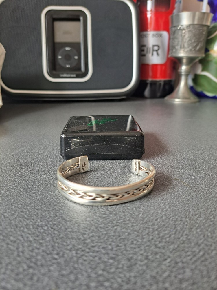925 sterling silver bangle bracelet used