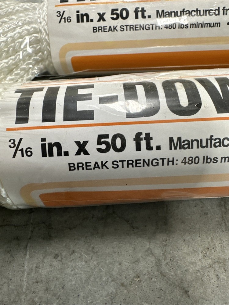 (2) Pack Tie Down Rope 3/16” X 50’ UH10