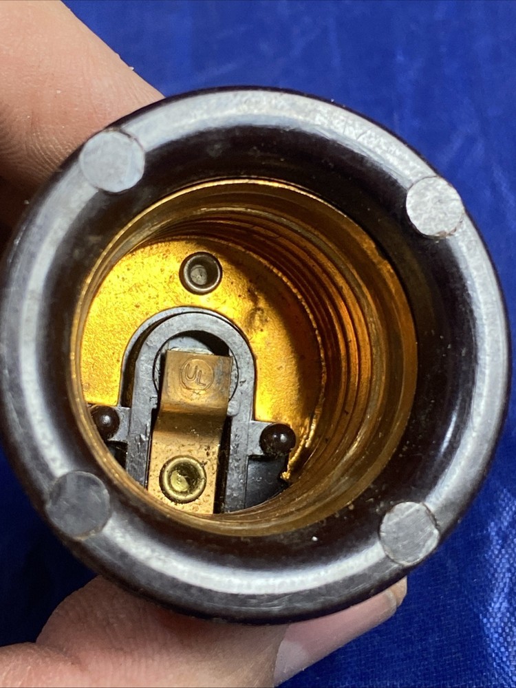 In Line Socket Light Add On A Light String P&S BAKELITE Vintage 1940’s