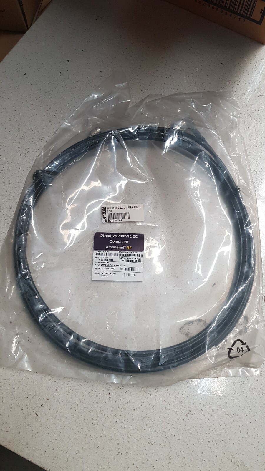 Genuine Motorola RFID Reader Cables and Connectors CBLRD1B4001800R New See Pics