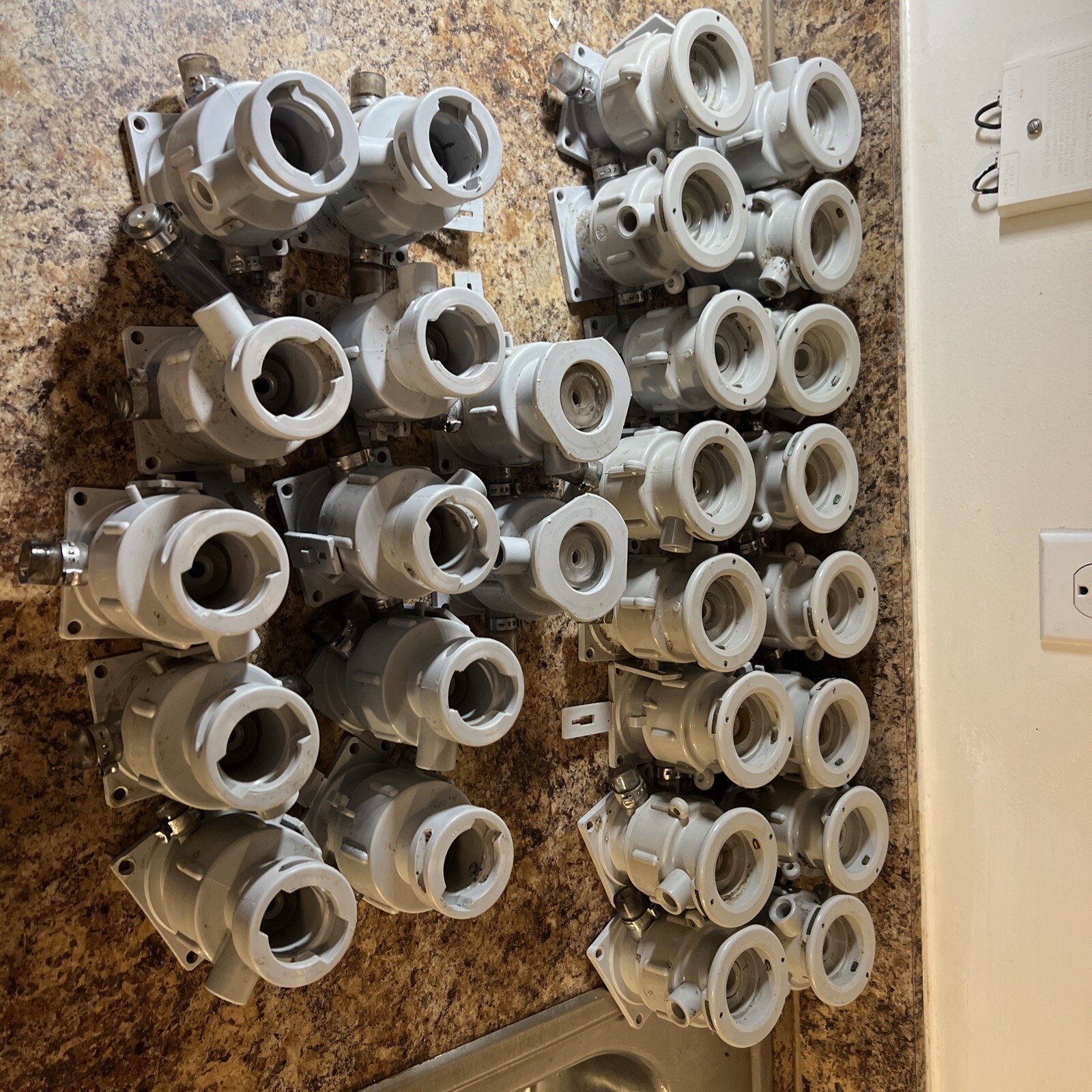 Cleaning System Cap for Sankey System Couplers : G, D, U,. Total of 28 Caps